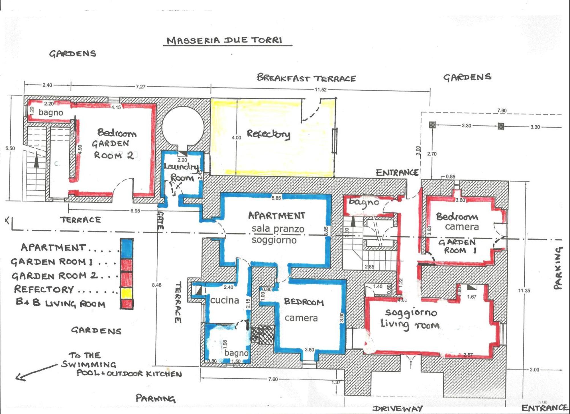 Masseria Due Torri Монополи Стая снимка